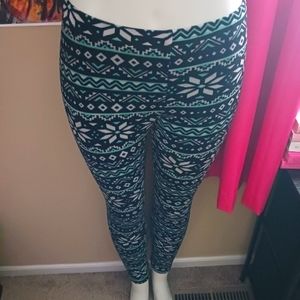 Plush leggings
